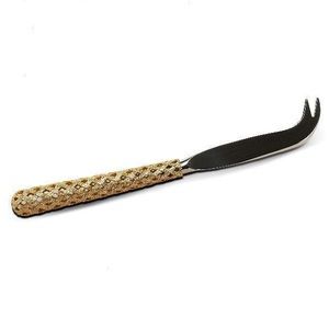 L’Objet Gold Braid Stainless Steel Cheese Knife